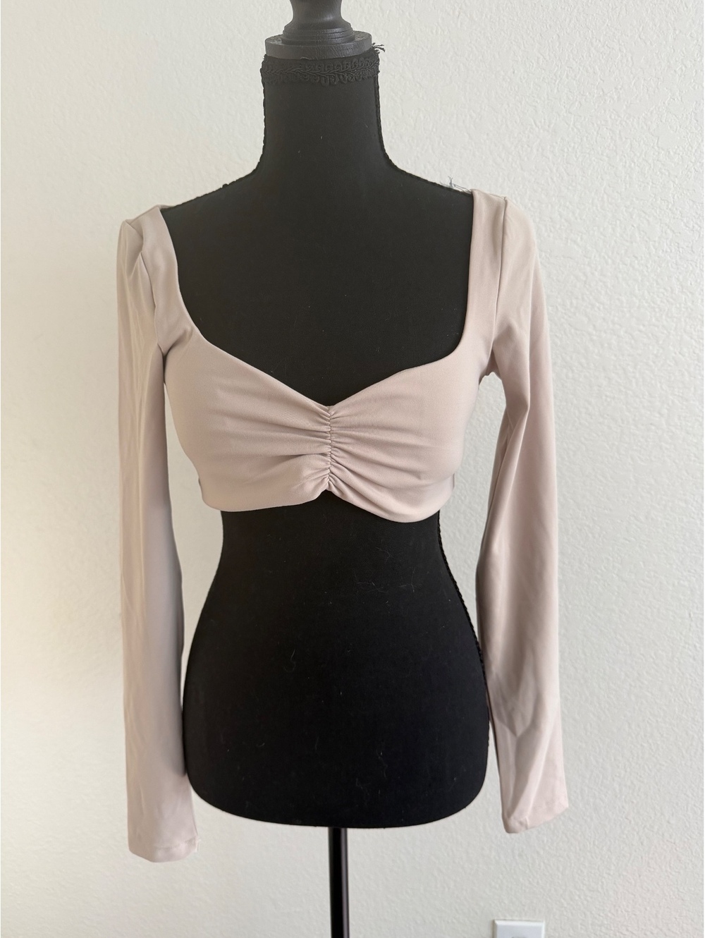 CSB Form form contour Long Sleeve Crop Top crop shop boutique
